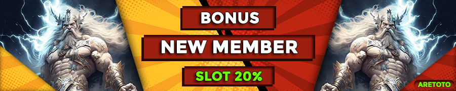 ARETOTO Bonus Member Baru 20%
